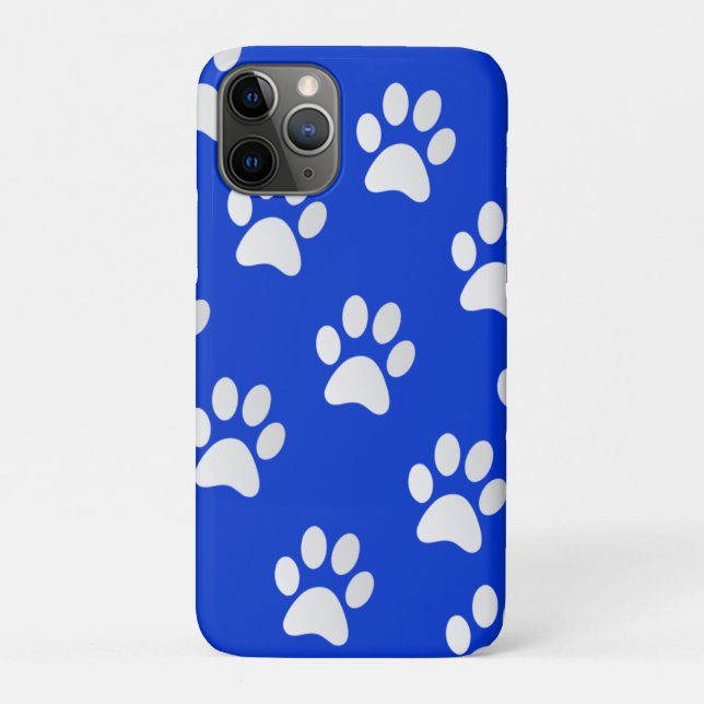 Coques Case-Mate iPhone Adorable Empreinte de patte pour animaux de compag (Dos)