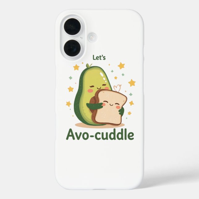 Coques Case-Mate iPhone Adorable « Faisons un câlin d'avocat » Jeu de mots (Verso)