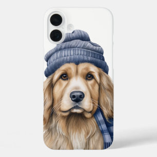 COQUE POUR iPhone 16 PLUS ADORABLE FLUFY GOLDEN RETRIEVER POPPY DOG