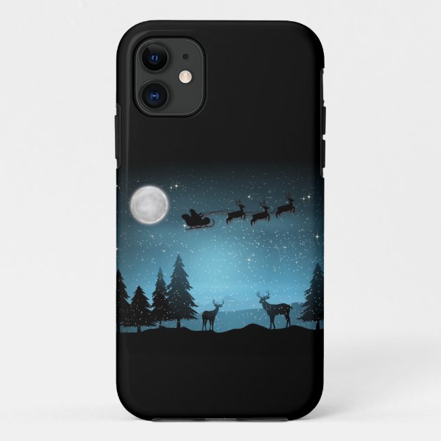 Coques Case-Mate iPhone Adorable Rindeer La Nuit (Dos)