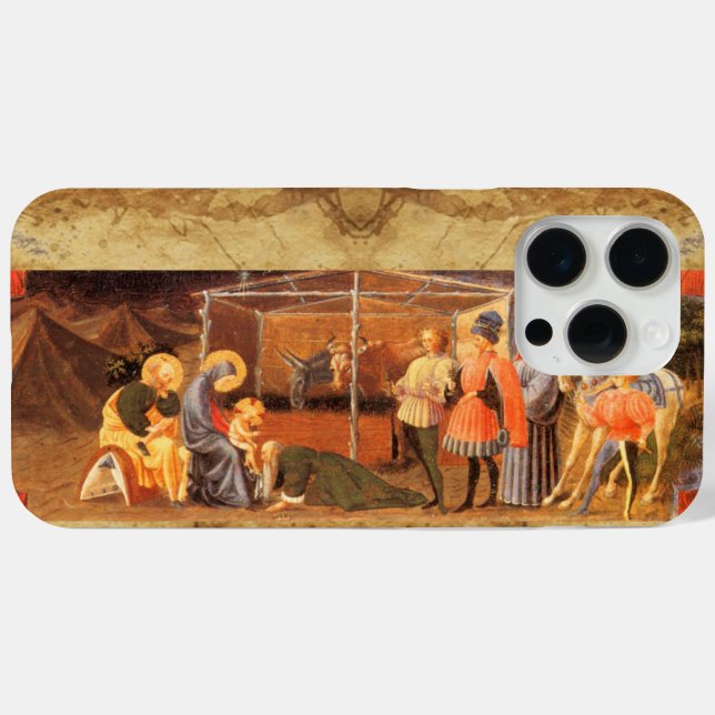 COQUES Case-Mate iPhone ADORATION DU PARCHEMENT DE LA NATIVITÉ MAGI (Verso (horizontal))