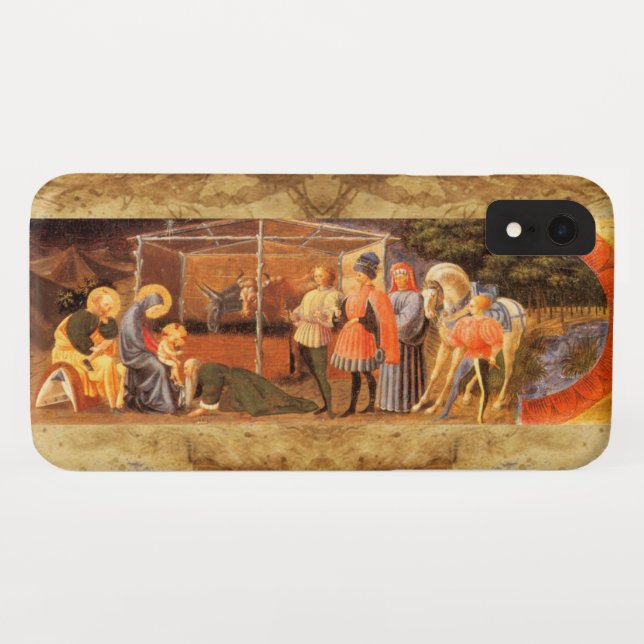 COQUES Case-Mate iPhone ADORATION DU PARCHEMENT DE LA NATIVITÉ MAGI (Dos (Horizontal))