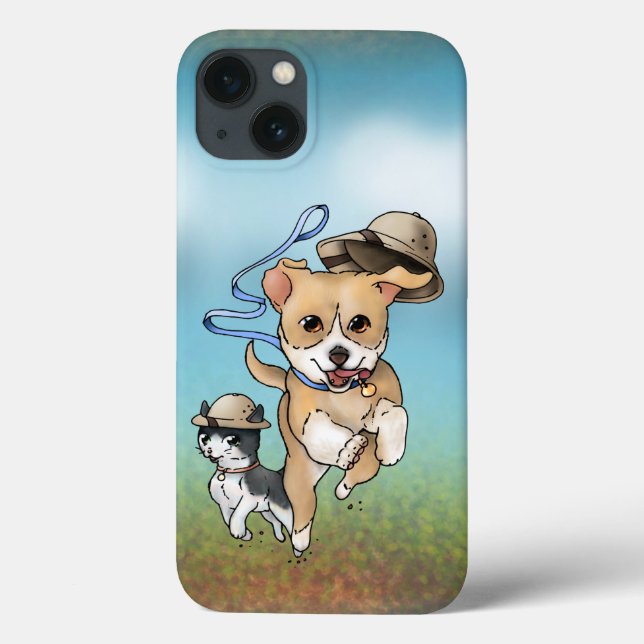 Coques Case-Mate iPhone Adventure Pup et Kitty (Verso)