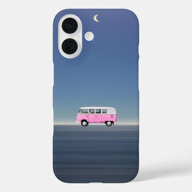 Coques Case-Mate iPhone Aesthetic Night Travel Retro Beach Bomb (Verso)