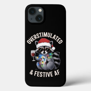 Case-Mate iPhone Case AF Raccoon Espresso Lover surstimulé et festif