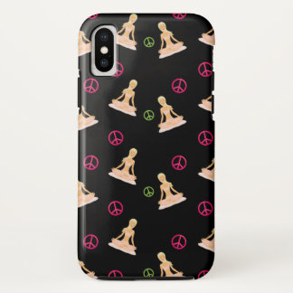 Case-Mate iPhone Case Affaire de téléphone cellulaire Peace Love & Yoga