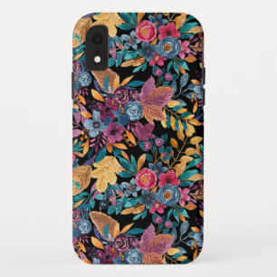 Case-Mate iPhone Case Affaire mixte Floral Leaves Berry Watercolor