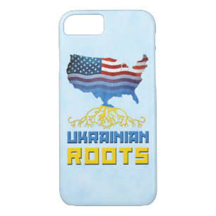 Coque iPhone 8/7 Affaire téléphonique des racines ukrainiennes amér