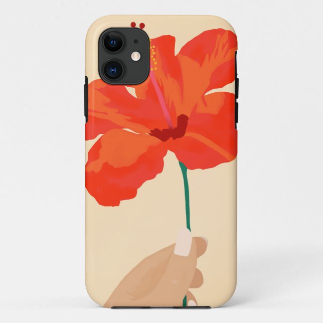 Coques Case-Mate iPhone Affection Hibiscus (Dos)