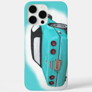 Coque iPhone 16 Pro Max Affiche Corvette 1990