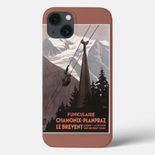 Etui iPhone Case-Mate Affiche de funiculaire de Funiculaire Le Brevent