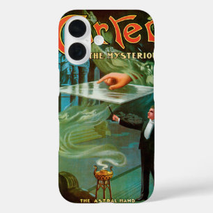 Coques iPhone 16 Affiche de magie vintage, Carter le Mystérieux