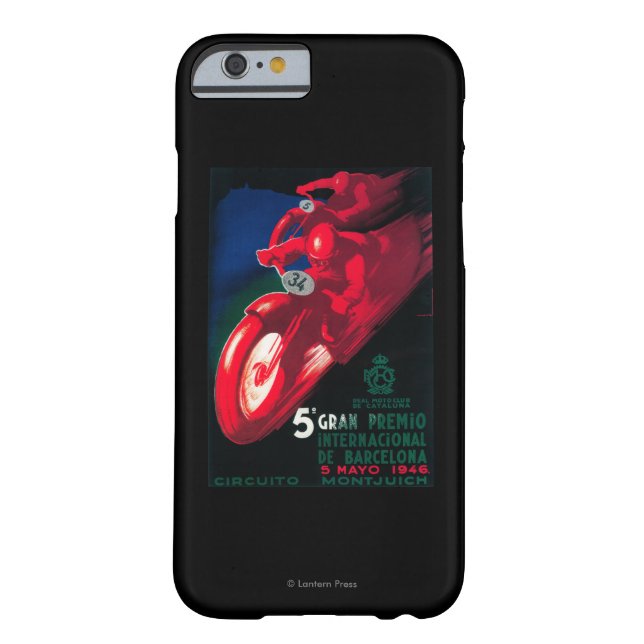 Coques Case-Mate iPhone Affiche de moto de Premio Internat'l de mamie 5 (Dos)