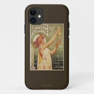 Coques Pour iPhone Affiche de publicité d'absinthe de Robette