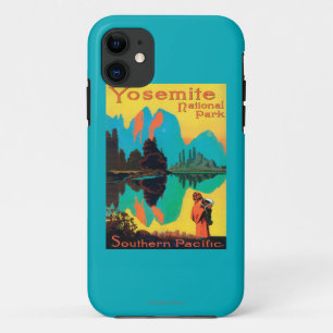 Coque Case-Mate Pour iPhone Affiche de touristes - parc national de Yosemite,