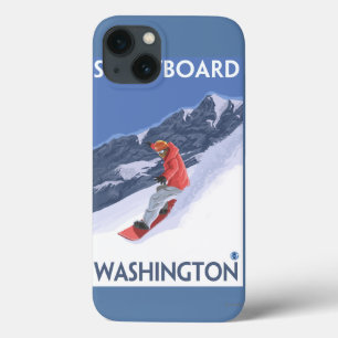 Coque Case-Mate iPhone Affiche de Vintage voyage de