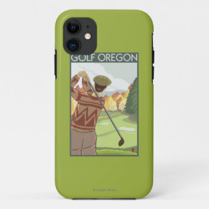 Case-Mate iPhone Case Affiche de Vintage voyage de scène d'OregonGolf