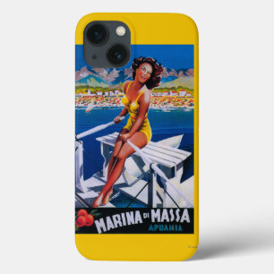 iPhone 13 Case Affiche de voyage de marina de Massa