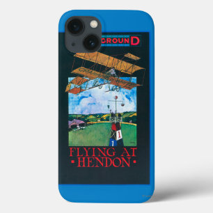 Coque Case-Mate iPhone Affiche finie Grahame-Blanche et plate d'aérodrome