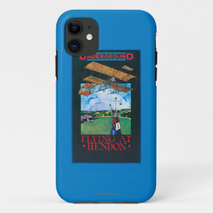 Coque Case-Mate iPhone Affiche finie Grahame-Blanche et plate d'aérodrome