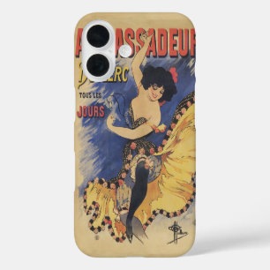 Coque Pour iPhone 16 Affiche française vintage Art Nouveau Danseuse