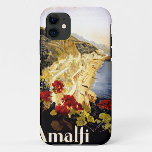 Etui iPhone Case-Mate Affiche italienne de voyage de littoral d'Amalfi