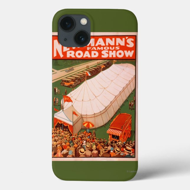 Coques Case-Mate iPhone Affiche magique célèbre d'exposition de tente de (Verso)