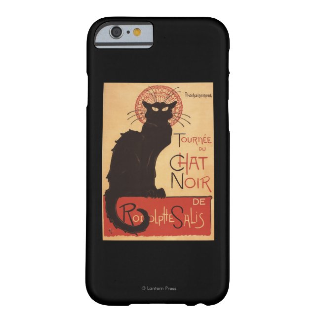 Coques Case-Mate iPhone Affiche Noir de promo de chat noir de troupe de (Dos)