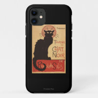 Affiche Noir de promo de chat noir de troupe de