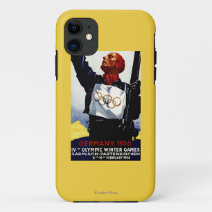 Coque Case-Mate iPhone Affiche olympique de publicité de 1936 jeux