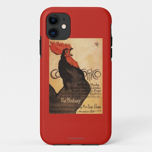 Coques Case-Mate iPhone Affiche promotionnelle de coq périodique de (Dos)