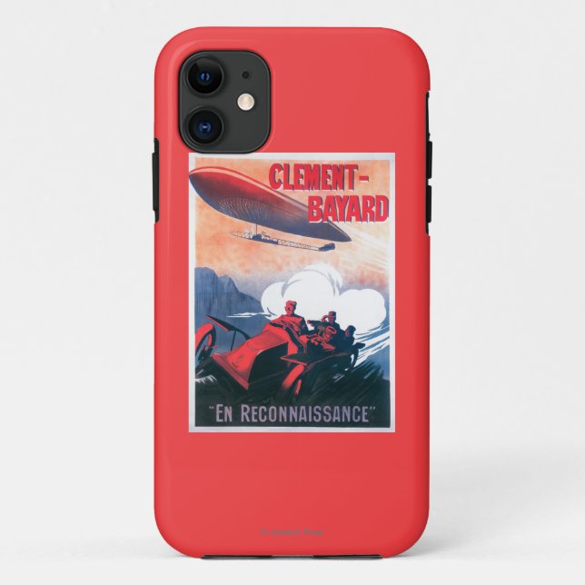 Coques Case-Mate iPhone Affiche promotionnelle de dirigeable d'Adjudant (Dos)