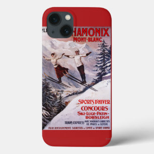iPhone 13 Case Affiche promotionnelle de ski