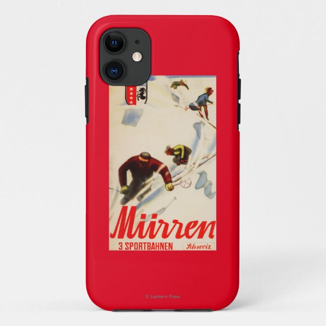 Coques Case-Mate iPhone Affiche promotionnelle des courses d'inferno (Dos)