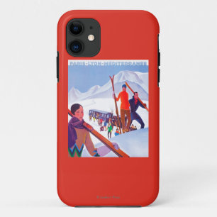 Coque Case-Mate iPhone Affiche promotionnelle ferroviaire de PLM
