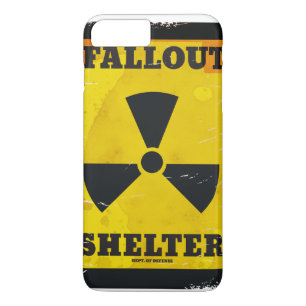 Etui iPhone Case-Mate Affiche vintage d'avertissement d'abri antiatomiqu