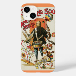 Coque Case-Mate iPhone Affiche vintage de magie, magicien Chung Ling Soo