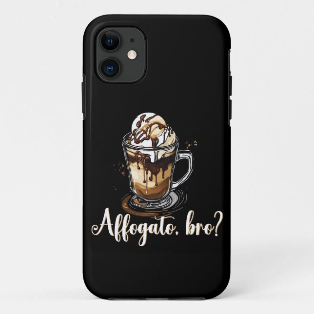 Coques Case-Mate iPhone Affogato, mon pote ?, Café Lover à la caféine Dess (Dos)