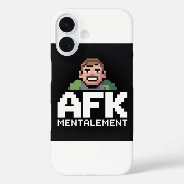 Coques Case-Mate iPhone AFK Mentalement Chibi Gamer Pixel Art (Verso)