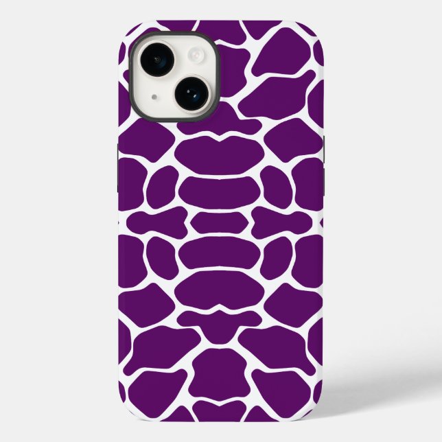 Coques Case-Mate iPhone Africain Violet Safari Giraffe (Verso)