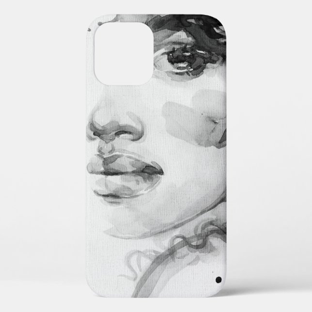 Coques Case-Mate iPhone african american woman. beauté mode illustration (Verso)