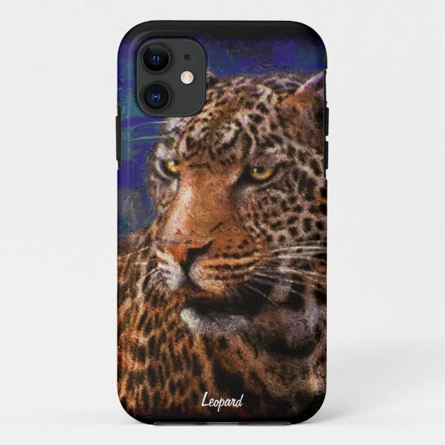 Coques Case-Mate iPhone African Leopard Big Cat Wildlife Art iPhone 5 Coqu (Dos)