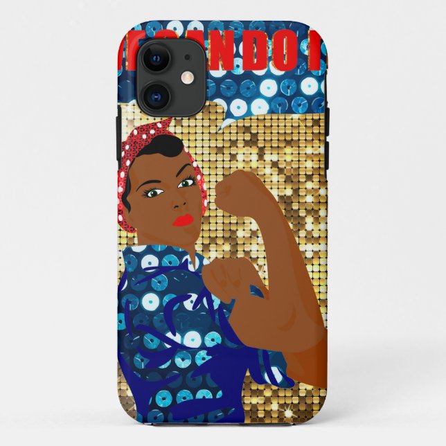 Coques Case-Mate iPhone afrique rosie le riveter (Dos)