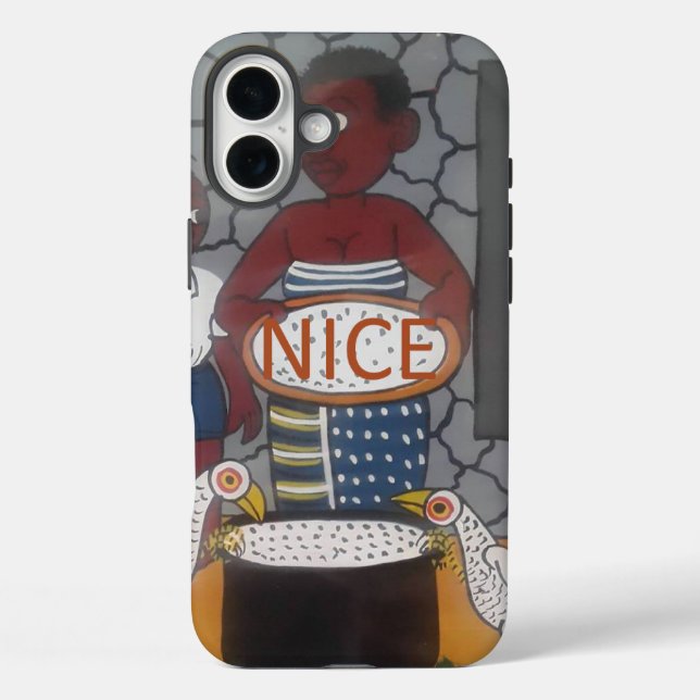 Coques Case-Mate iPhone Afrique traditionnelle Homestead Lifestyle Art Imp (Verso)