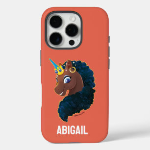 Coque iPhone 16 Pro Afro Unicorn   Magique