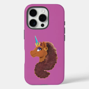 Coque iPhone 16 Pro Afro Unicorn   Unique