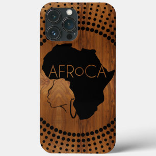 Case-Mate iPhone Case AFRoCA FEMALE Afro plus Afrique apparence de grain