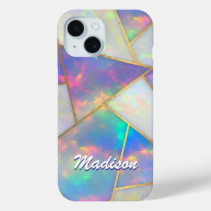 Coque Case-Mate iPhone Agate holographique élégant géométrique