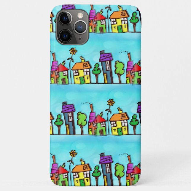 Coques Case-Mate iPhone Agent immobilier mignon bleu (Dos)