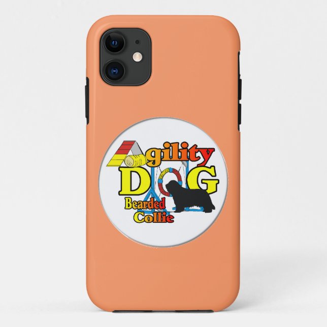 Coques Case-Mate iPhone agilité de collie barbu (Dos)